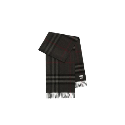 BURBERRY PLAID CASHMERE SCARF 22898544 (168*30cm)